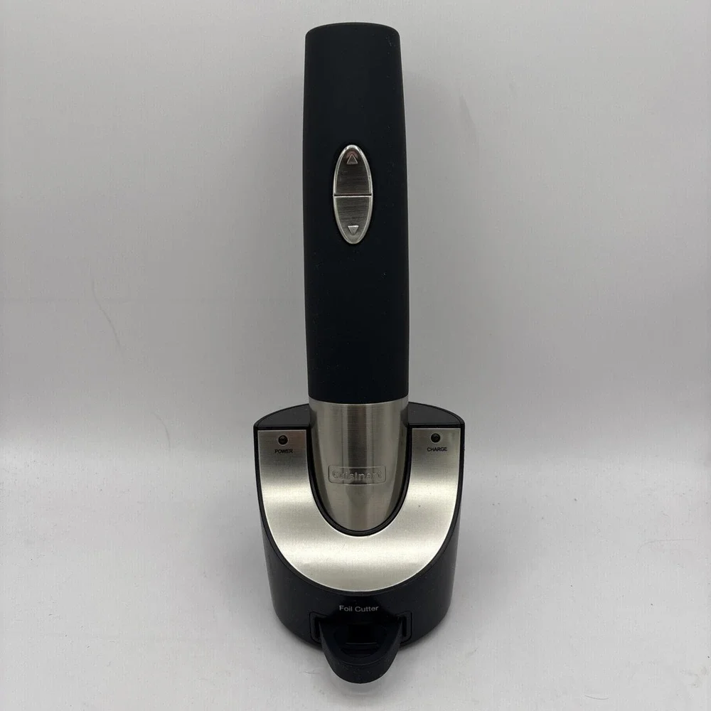 CUISINART Cordless Wine Opener With Foil Cutter - Model CWO-48 - Tested/Working
